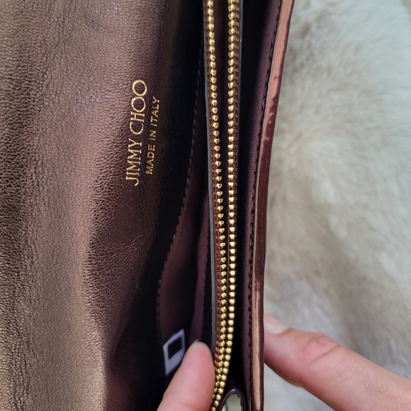 Jimmy Choo Milla Glitter Clutch - Picture 3 of 3